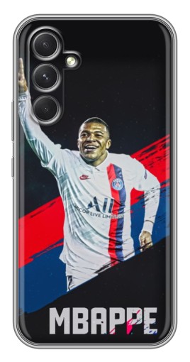 Силиконовый чехол с изображением "Mbappe в ПСЖ" для Samsung Galaxy A54