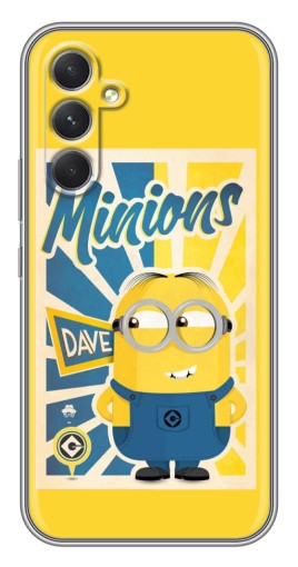 Силиконовый чехол с изображением "Minions" для Samsung Galaxy A54