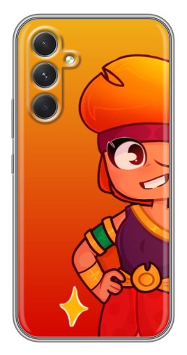 Чехол с принтом "Мультяшная Амбер" для Samsung Galaxy A54