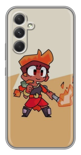 Чехол с печатью "Нарисованная Amber" для Samsung Galaxy A54
