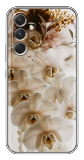 Силиконовый чехол с изображением "Нежная орхидея" для Samsung Galaxy A54