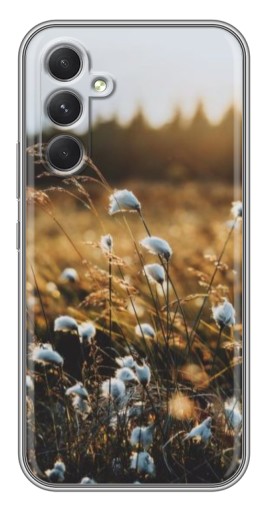 Чехол с принтом "Нежные полевые цветы" для Samsung Galaxy A54