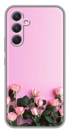 Силиконовый чехол с изображением "Нежные розы" для Samsung Galaxy A54