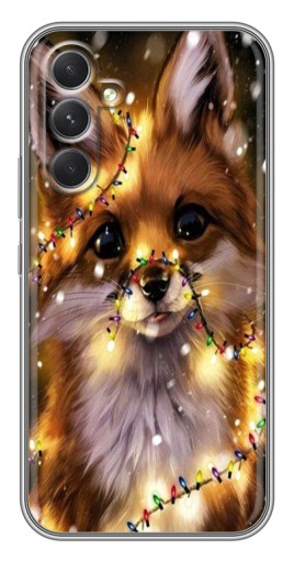 Силиконовый чехол с изображением "Новогодний лесенок" для Samsung Galaxy A54