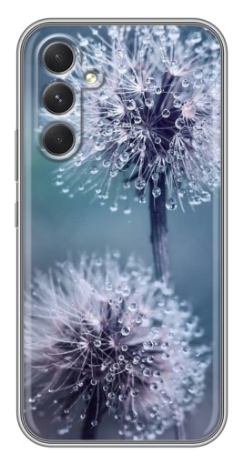 Силиконовый чехол с изображением "Одуванчик с капельками" для Samsung Galaxy A54