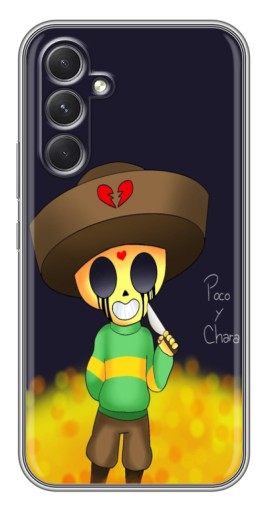Чехол с картинкой "Poco y Chara" для Samsung Galaxy A54