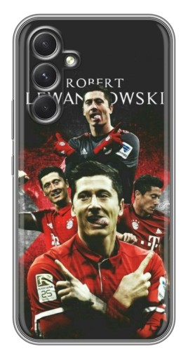 Чехол с картинкой "Польский футболист" для Samsung Galaxy A54