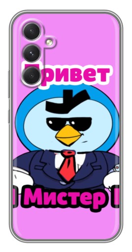 Чехол с печатью "Привет Мистер Пи" для Samsung Galaxy A54