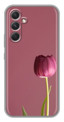 Силиконовый чехол с изображением "Розовый тюльпан" для Samsung Galaxy A54