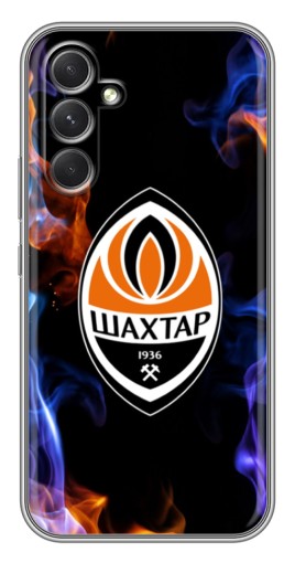 Чехол с картинкой "Шахтер в огне" для Samsung Galaxy A54