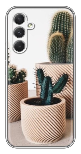 Силиконовый чехол с изображением "стильные кактусы" для Samsung Galaxy A54