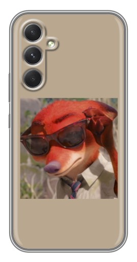 Силиконовый чехол с изображением "Стильный Ник" для Samsung Galaxy A54