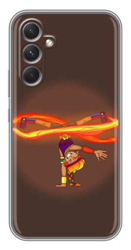 Чехол с картинкой "Танцующая Амбер" для Samsung Galaxy A54