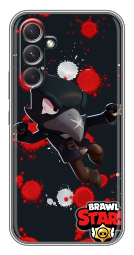 Чехол с картинкой "Ворон Бравл Старс" для Samsung Galaxy A54