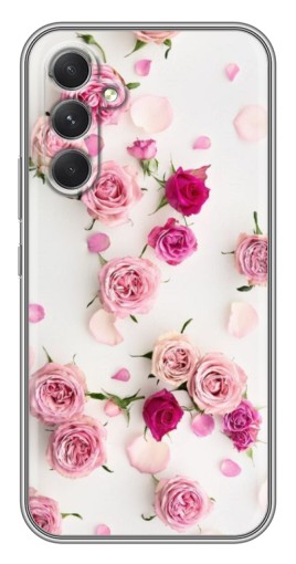 Силиконовый чехол с изображением "Яркие розы" для Samsung Galaxy A54