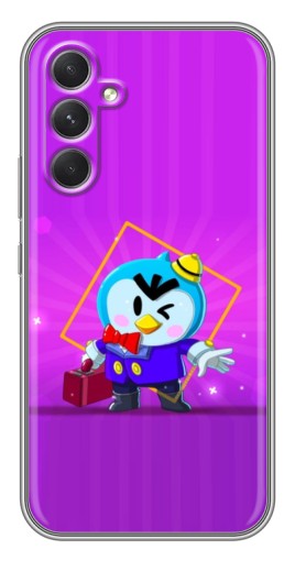 Чехол с печатью "Яркий пингвин" для Samsung Galaxy A54