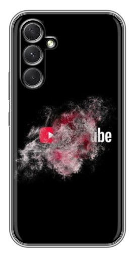 Силиконовый чехол с изображением "Яркий Ютуб" для Samsung Galaxy A54