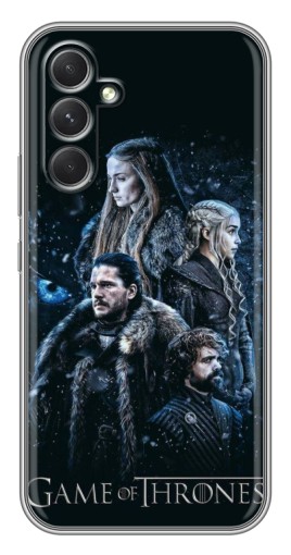 Силиконовый чехол с изображением "Зима близко" для Samsung Galaxy A54
