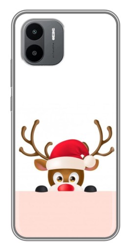Чехол с печатью "Олень в шапке" для Xiaomi Redmi A2