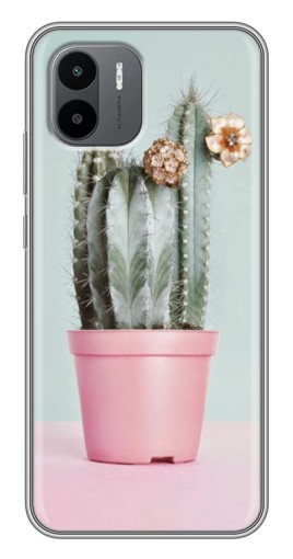 Силиконовый чехол с изображением "Цветущий кактус" для Xiaomi Redmi A2