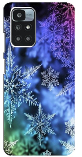 Чехол с печатью "Разноцветные снежинки" для Xiaomi Redmi 12
