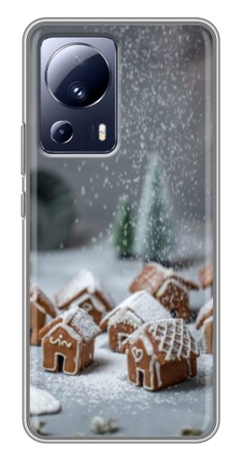 Чехол с принтом "Домики из пряников" для Xiaomi 13 Lite
