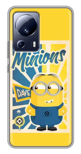 Чехол с картинкой "Minions" для Xiaomi 13 Lite