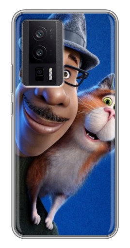 Чехол с принтом "Джо и кот" для Xiaomi POCO F5 Pro