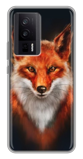 Чехол с принтом "Красивая лиса" для Xiaomi POCO F5 Pro