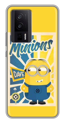 Силиконовый чехол с изображением "Minions" для Xiaomi POCO F5 Pro