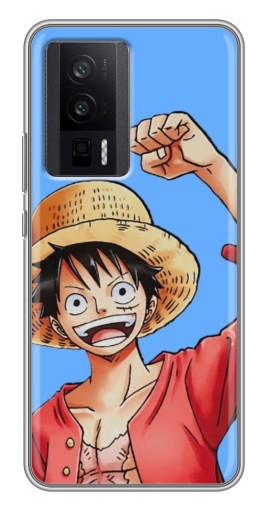 Чехол с картинкой "Молодой Манки де Луффи" для Xiaomi POCO F5 Pro
