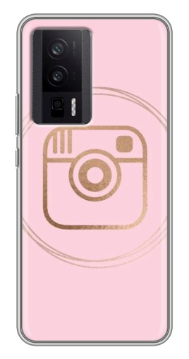 Чехол с картинкой "розовый инстаграм" для Xiaomi POCO F5 Pro