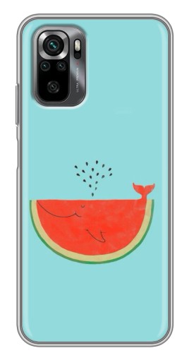 Силиконовый чехол с изображением "Арбуз кит" для Xiaomi POCO M5s