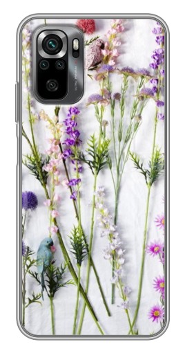Чехол с картинкой "Фон полевых цветов" для Xiaomi POCO M5s