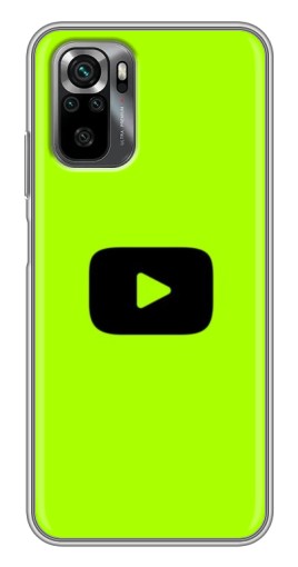 Силиконовый чехол с изображением "Кнопка Ютуба" для Xiaomi POCO M5s