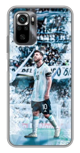 Чехол с картинкой "Месси в Аргентине" для Xiaomi POCO M5s