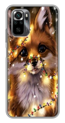 Чехол с печатью "Новогодний лесенок" для Xiaomi POCO M5s