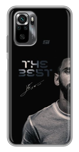 Силиконовый чехол с изображением "The Best Messi" для Xiaomi POCO M5s