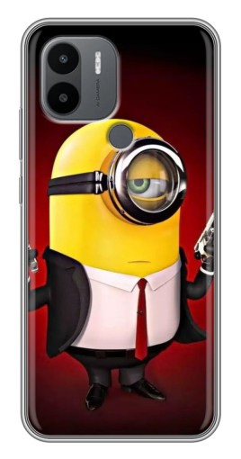 Силиконовый чехол с изображением "Агент Миньон" для Xiaomi Redmi A1 Plus