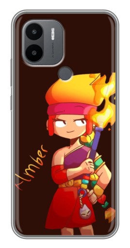 Чехол с картинкой "Amber с факелом" для Xiaomi Redmi A1 Plus