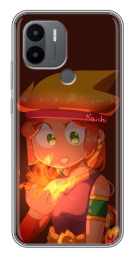 Чехол с печатью "Amber с огнем" для Xiaomi Redmi A1 Plus