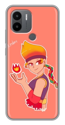 Чехол с печатью "Amber с огоньком" для Xiaomi Redmi A1 Plus
