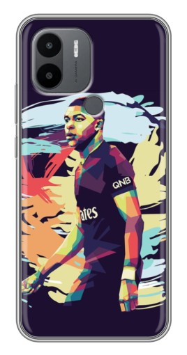 Силиконовый чехол с изображением "ART Mbappe" для Xiaomi Redmi A1 Plus