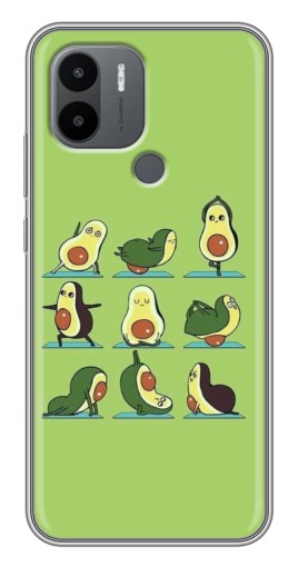 Чехол с принтом "Авокадо Йога" для Xiaomi Redmi A1 Plus