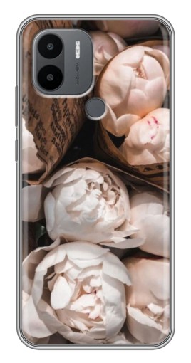 Чехол с принтом "Букет пионов" для Xiaomi Redmi A1 Plus