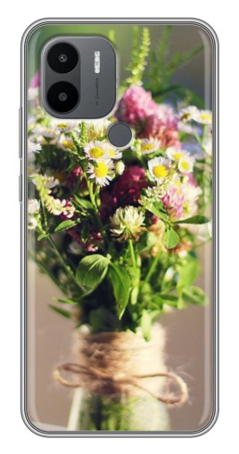 Силиконовый чехол с изображением "Букет полевых цветов" для Xiaomi Redmi A1 Plus