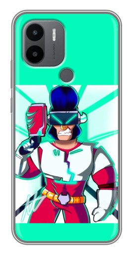 Чехол с картинкой "Булл в очках" для Xiaomi Redmi A1 Plus