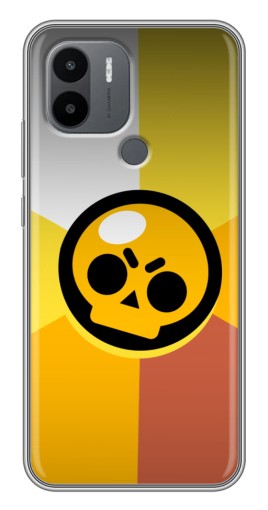 Чехол с принтом "Череп Бравл Старс" для Xiaomi Redmi A1 Plus