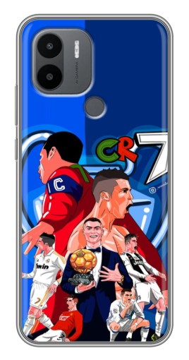 Чехол с принтом "CR7" для Xiaomi Redmi A1 Plus