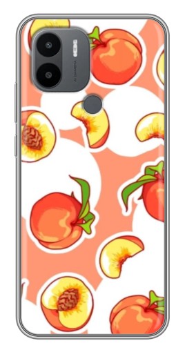 Чехол с печатью "Дольки персиков" для Xiaomi Redmi A1 Plus